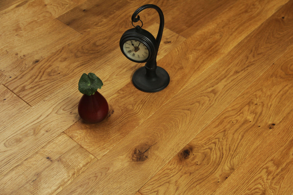 Smoked Natural Solid Oak Wood Flooring BMO1804