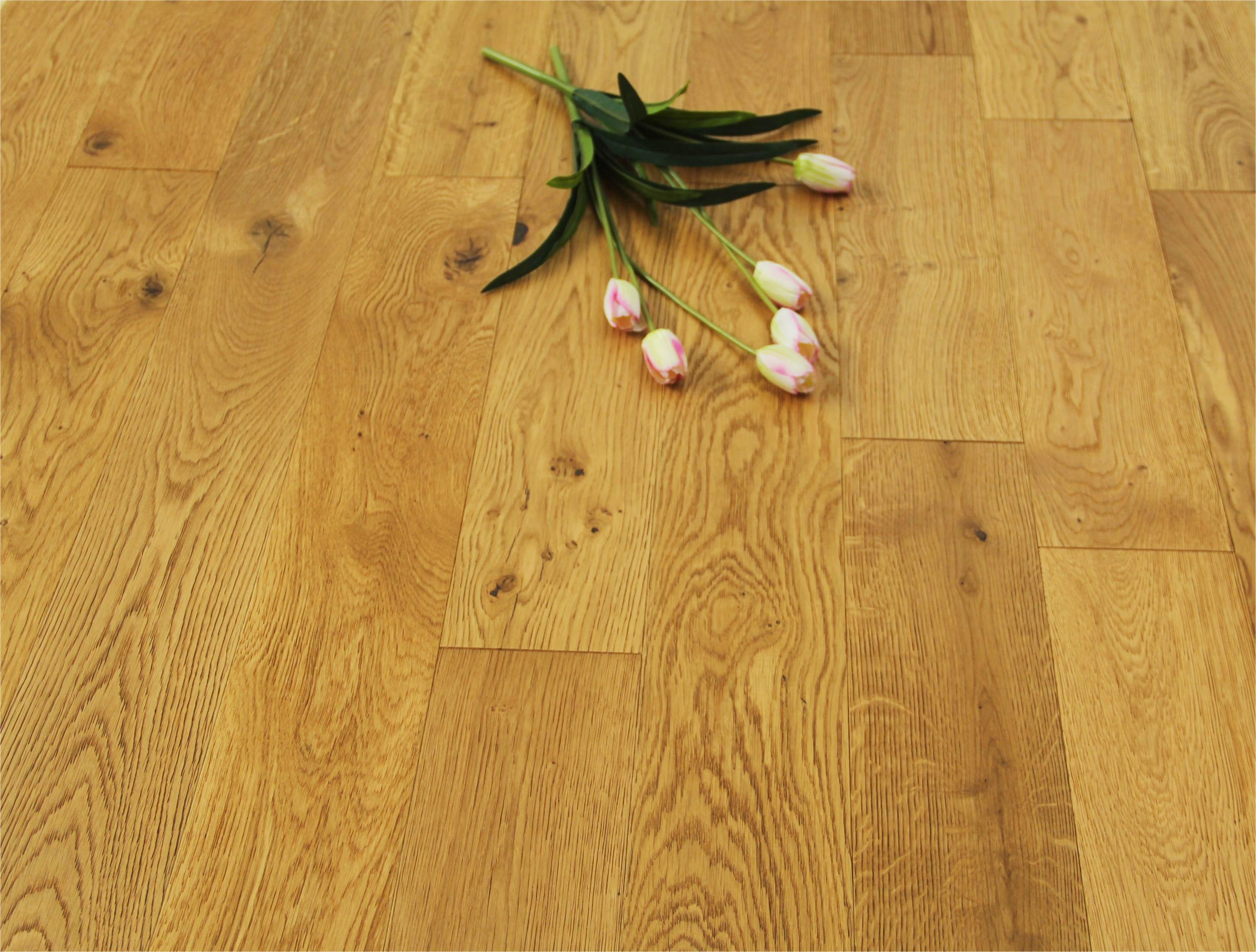 Smoked Natural Solid Oak Wood Flooring BMO1804