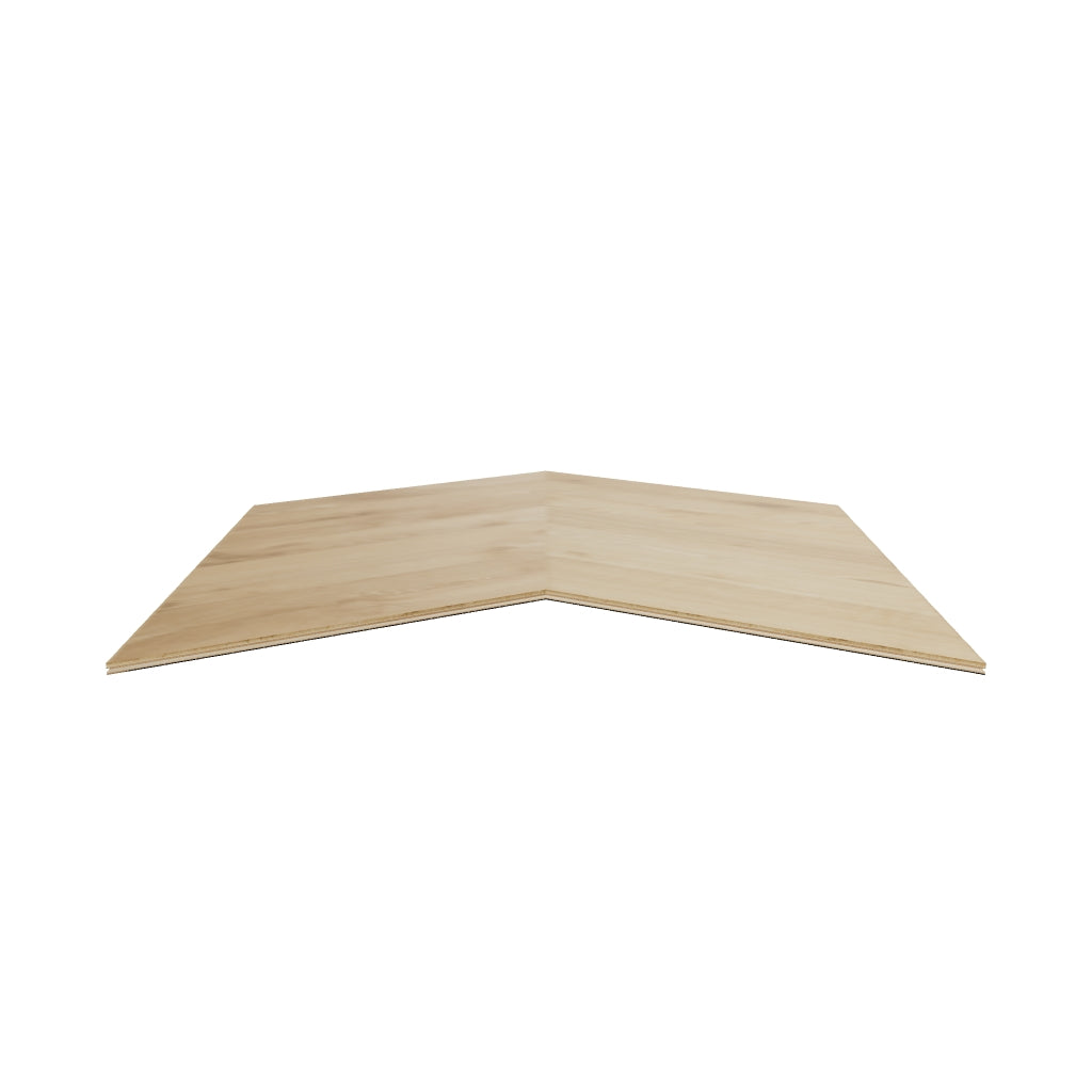 European Oak Brushed & UV Oiled Chevron Flooring 600x90x18/4mm BSR1802