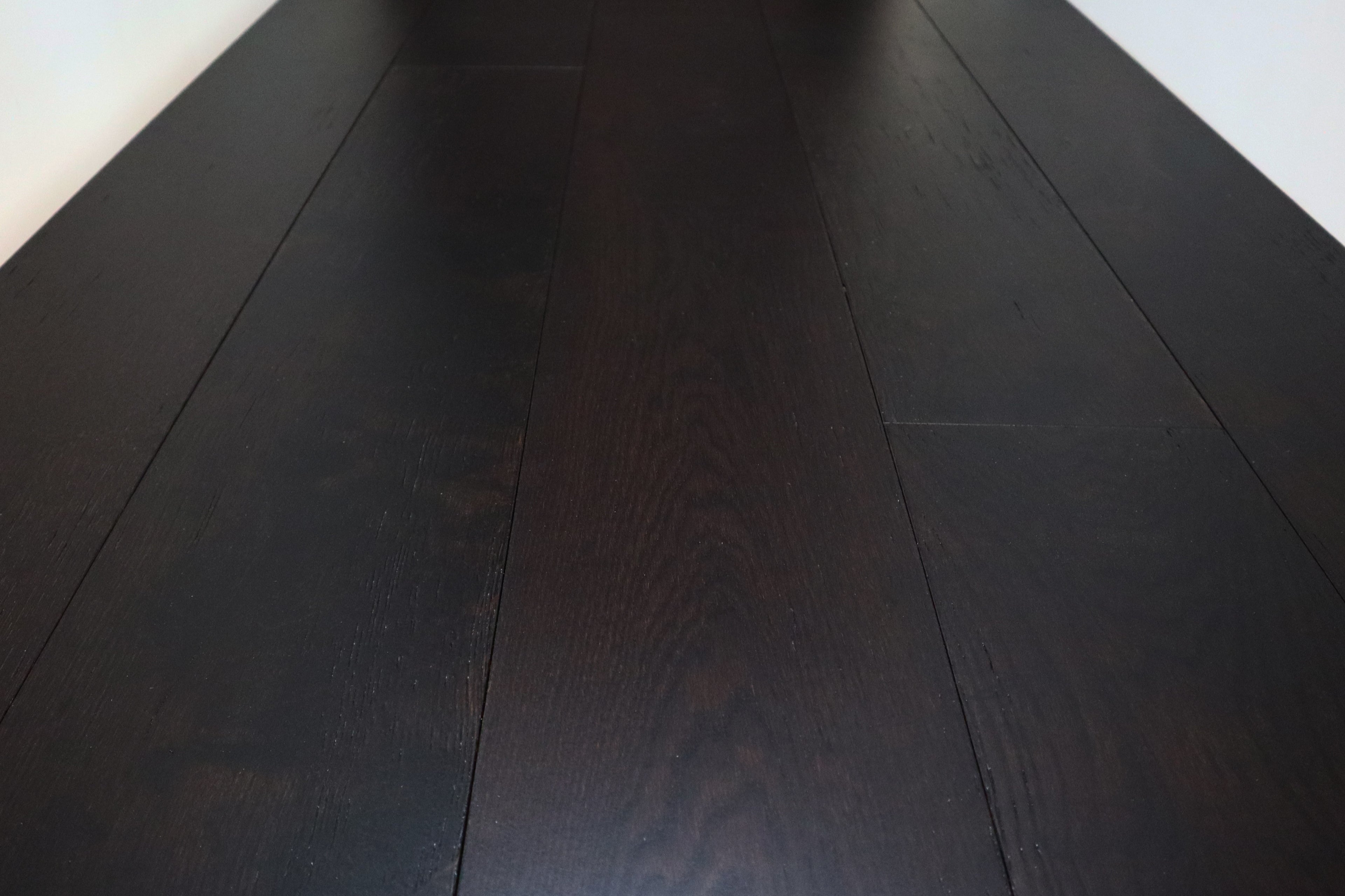 Brushed Ebony Stained Lacquered Oak Engineered Flooring BEO1518