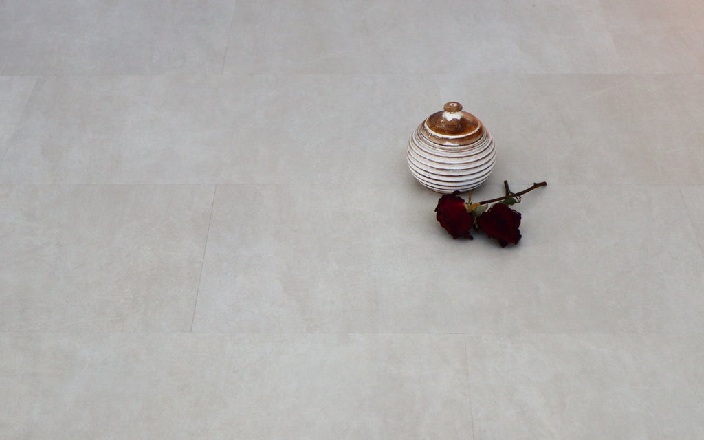 Marble Beige SPC Stone Tile Vinyl Click Flooring 600x308x5mm BVT2401