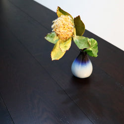 Brushed Ebony Stained Lacquered Oak Engineered Flooring BO1518