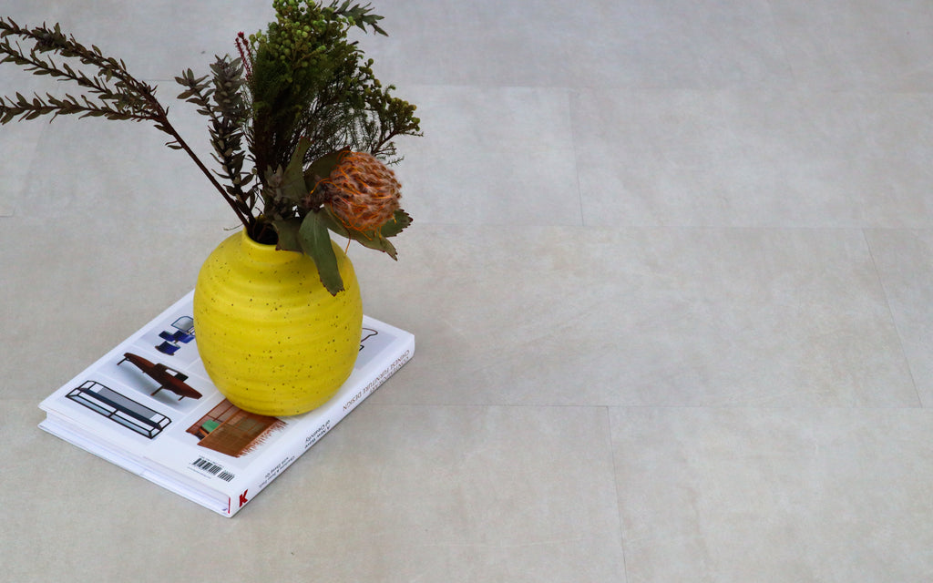 Marble Beige SPC Stone Tile Vinyl Click Flooring 600x308x5mm BVT2401