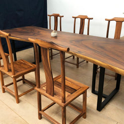 Solid South American Walnut Grand Slab Table 2980mm Length