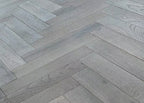 Grey Oiled Smoked & Brushed Oak Herringbone BHO1515