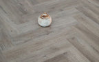 Smoked Oak SPC Herringbone Vinyl Click Flooring 600x120x5mm BVH2402