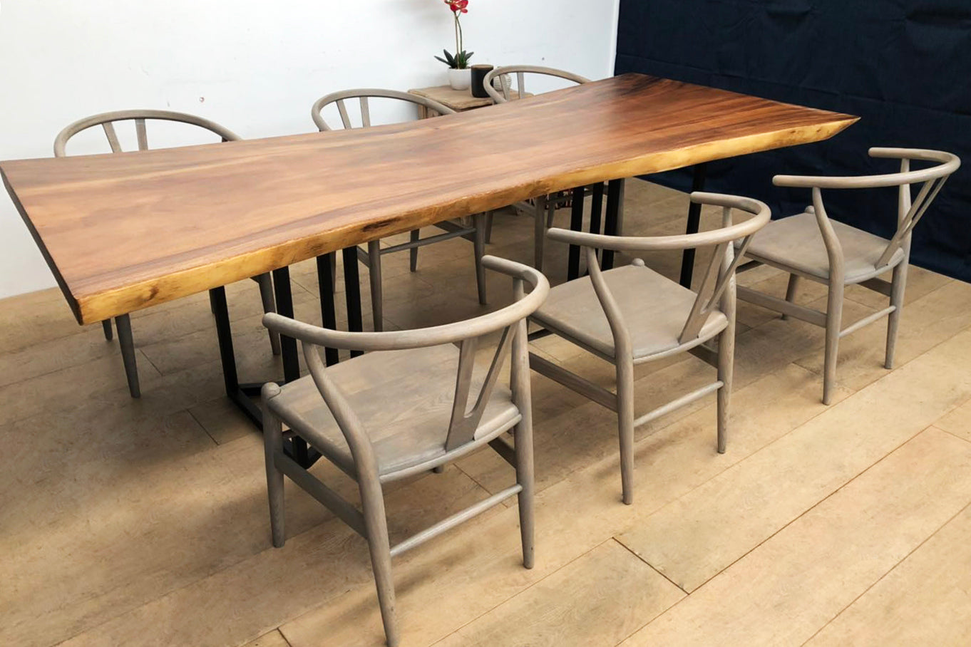 Solid South American Walnut Slab Table 2510mm