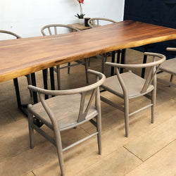 Solid South American Walnut Slab Table 2530mm