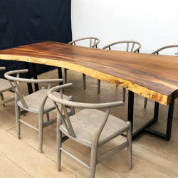 Rustic South American Walnut Slab Table 2900mm Length