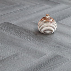 Oak Grey SPC Herringbone Vinyl Flooring BVH2404