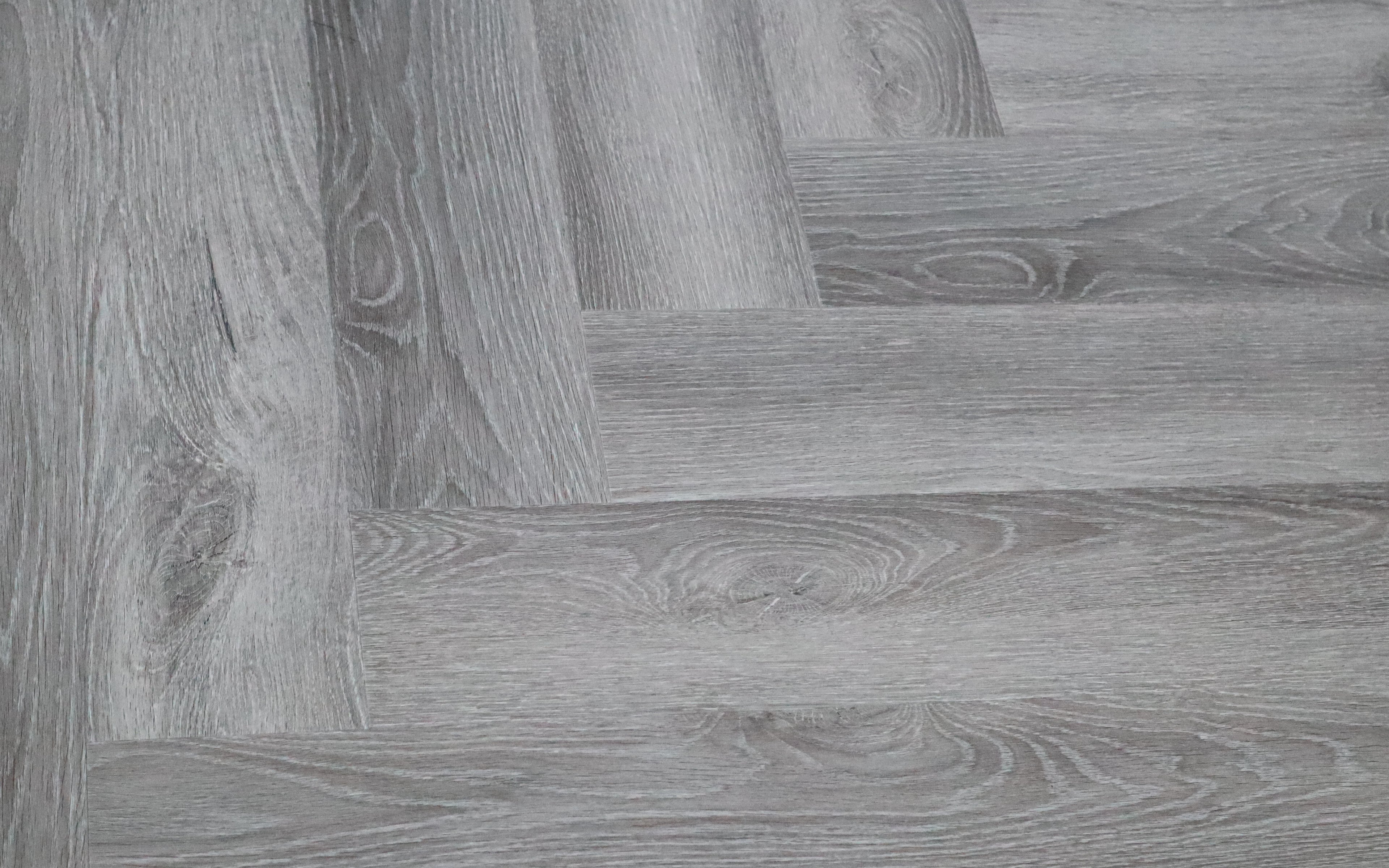 Oak Grey SPC Herringbone Vinyl Click Flooring 600x120x5mm BVH2404