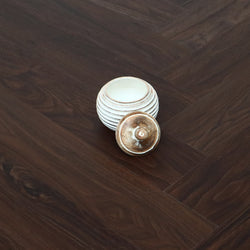 Walnut Brown SPC Herringbone Vinyl Flooring BVH2401