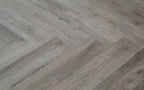 Smoked Oak SPC Herringbone Vinyl Click Flooring 600x120x5mm BVH2402