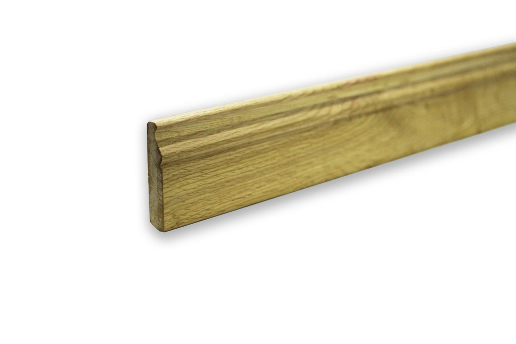 Natural Oiled Solid Oak Skirting 2m x 80mm x 15mm BSK007