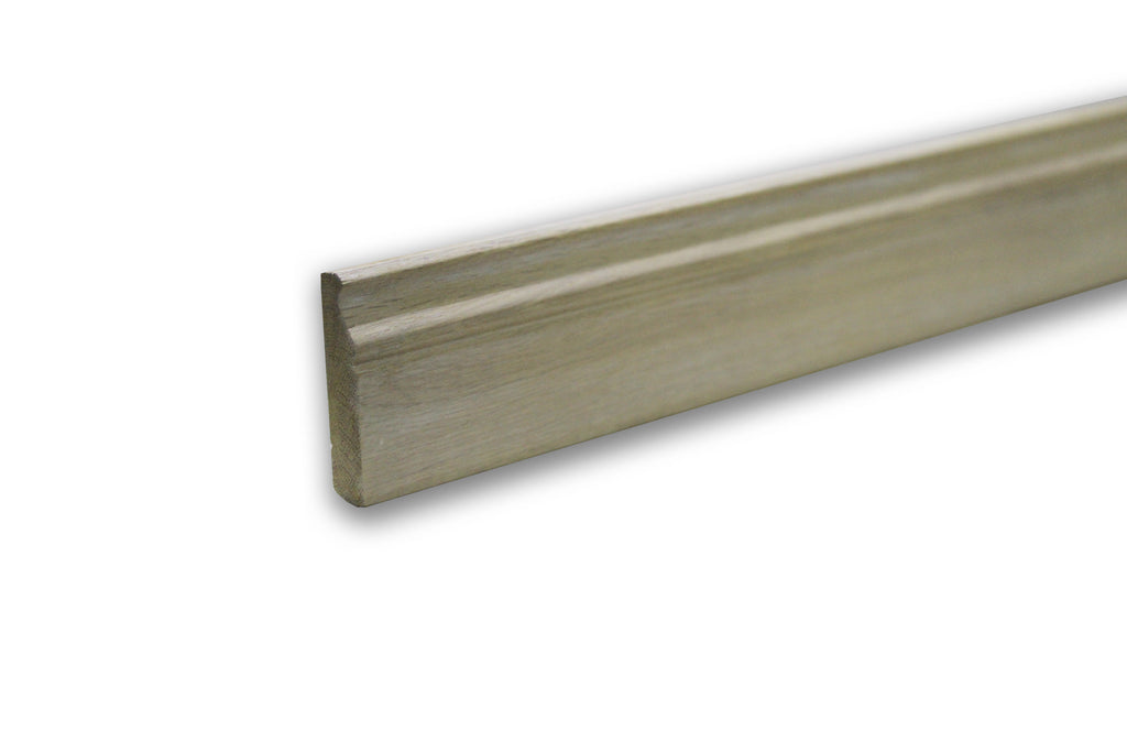 White Oiled Solid Oak Skirting 2m x 80mm x 15mm BSK006