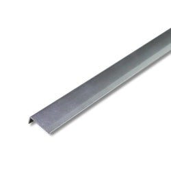 Silver Aluminium End Profile 2.7m x 20mm x 8mm BAC010