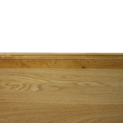 Natural Oiled Solid Oak Skirting 2m x 80mm x 15mm BSK007