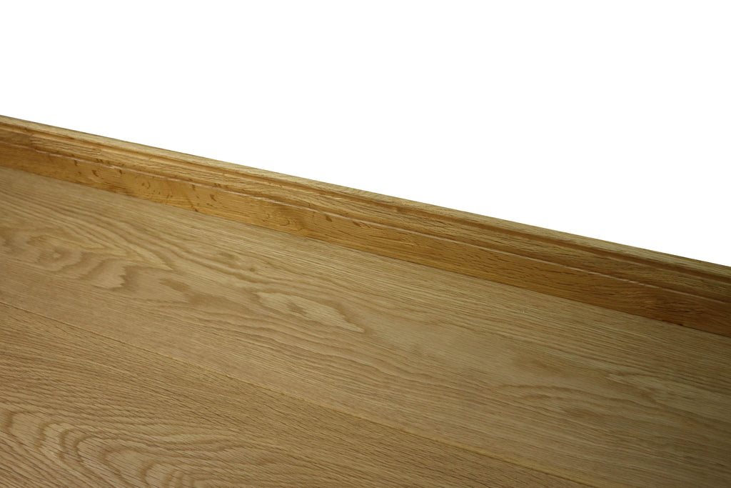Natural Oiled Solid Oak Skirting 2m x 80mm x 15mm BSK007