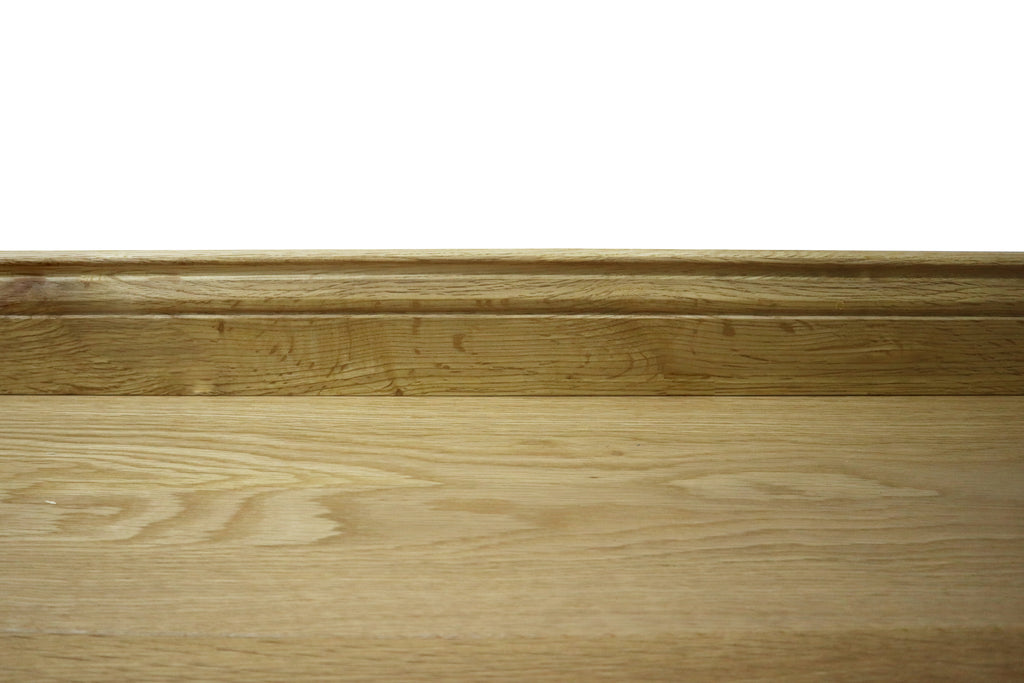 Natural Oiled Solid Oak Skirting 2m x 80mm x 15mm BSK007