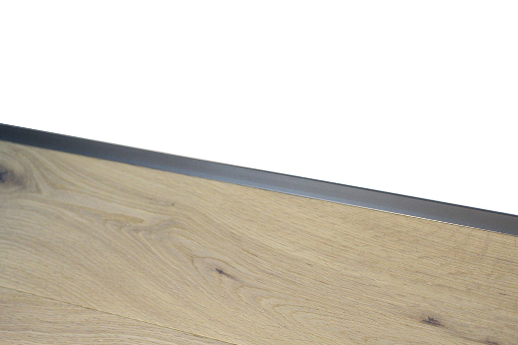 Grey Aluminium Ending Profile 2.7m x 20mm x 8mm BAC008