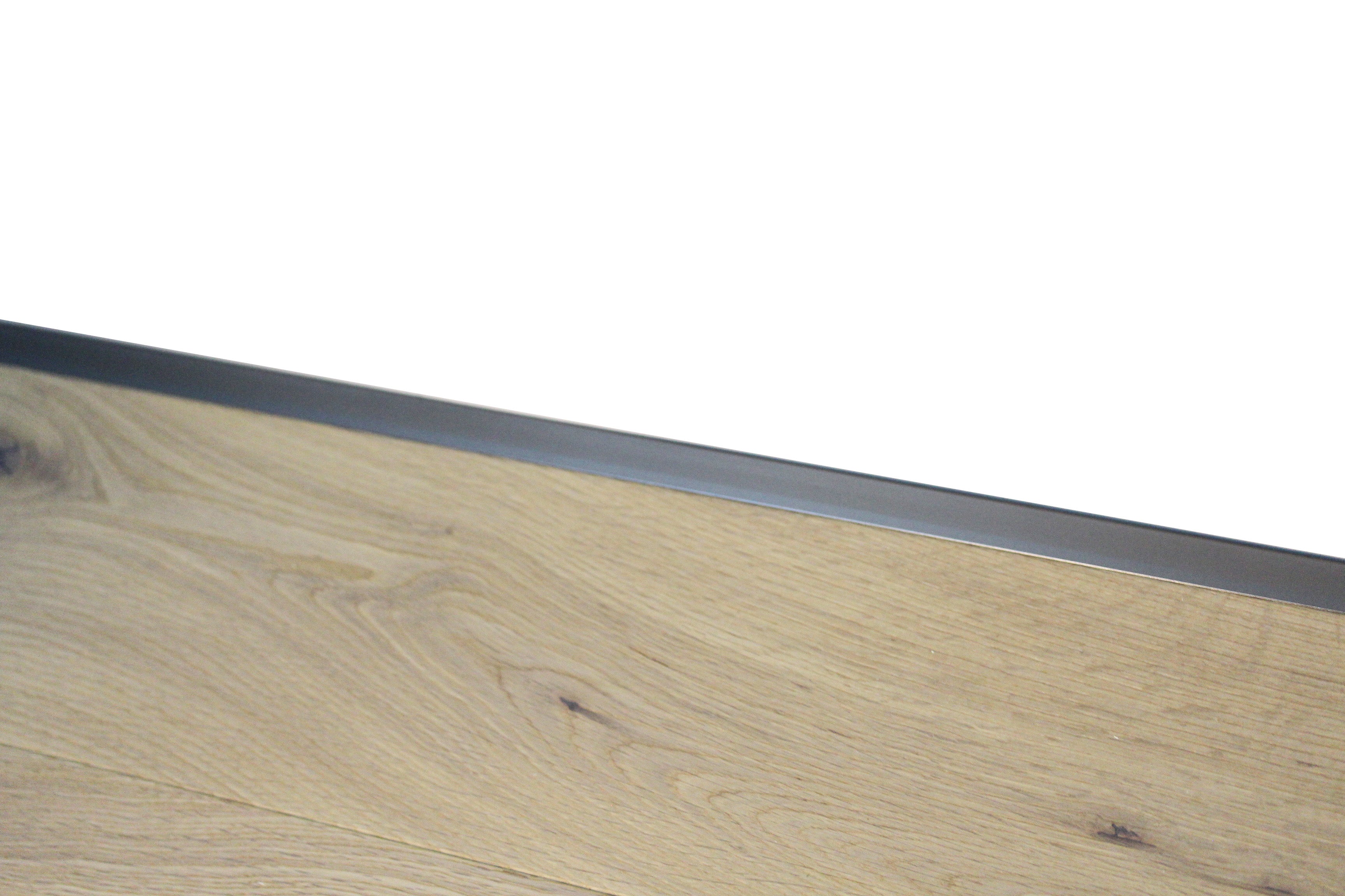 Grey Aluminium Ending Profile 2.7m x 20mm x 8mm BAC008