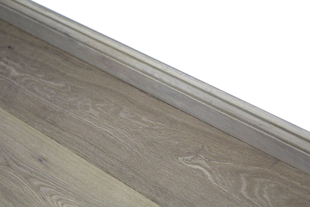 White Oiled Solid Oak Skirting 2m x 80mm x 15mm BSK006