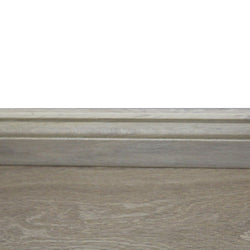 White Oiled Solid Oak Skirting 2m x 80mm x 15mm BSK006