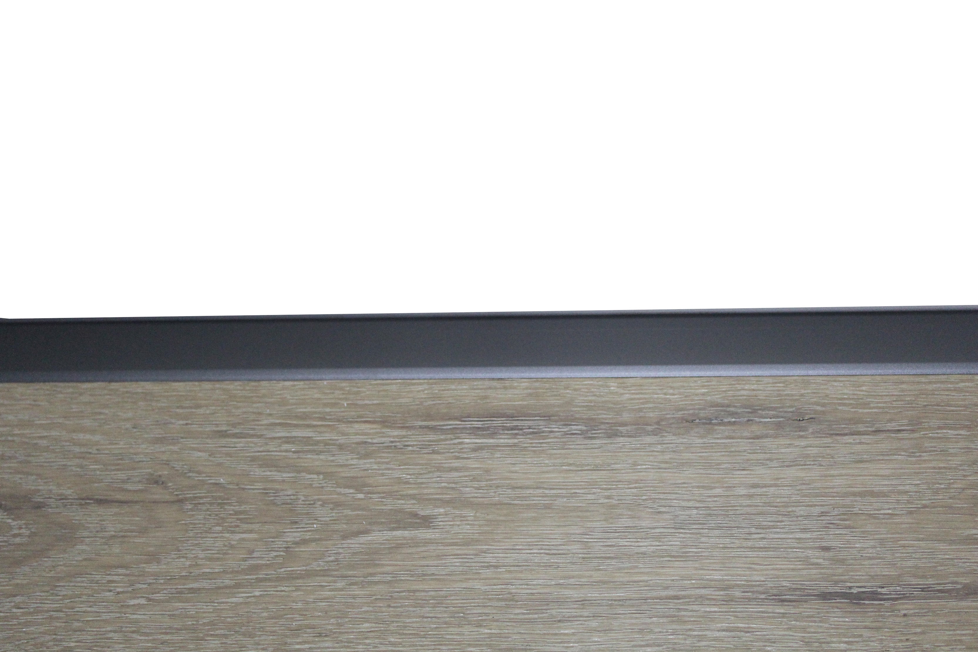 Grey Aluminium End Profile 2.7m x 28mm x 13mm BAC016