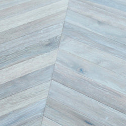 White Oiled & Brushed Oak Chevron BR1805