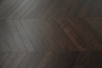 Dark Coffee Oak Chevron Engineered Flooring 600x90x18/4mm BSR1807