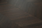 Dark Coffee Oak Chevron Engineered Flooring 600x90x18/4mm BSR1807