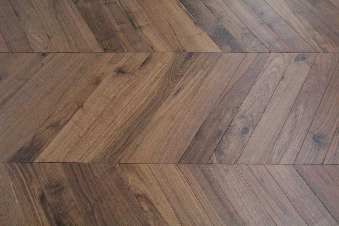 American Black Walnut Chevron Engineered Flooring 600x90x20/6mm BSR1809