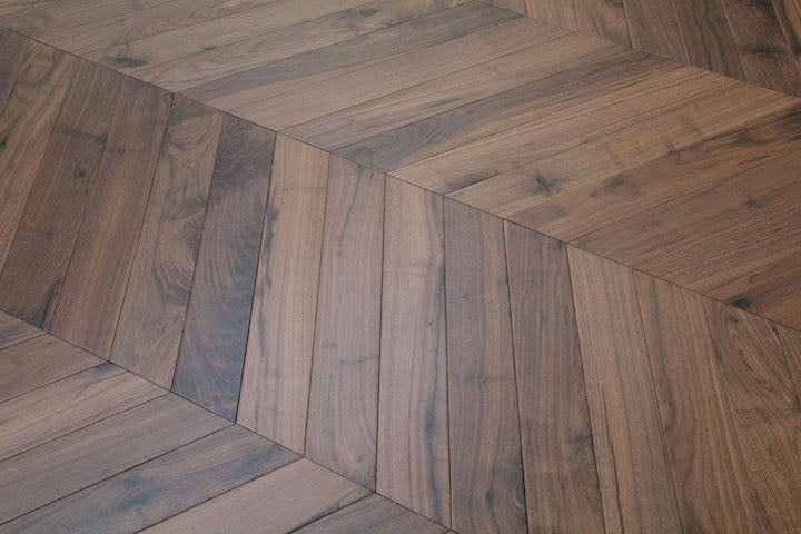 American Black Walnut Chevron Engineered Flooring 600x90x20/6mm BSR1809