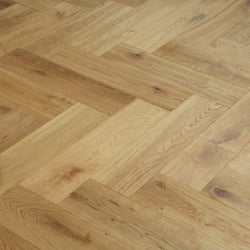 Brushed & UV Oiled Parquet Herringbone BHO1401