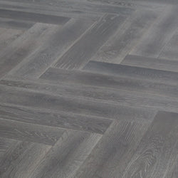 Smoked & Brushed & Grey Oiled Herringbone BHO1402