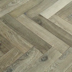 Medium Grey Bespoke Parquet Herringbone Flooring BHO1814