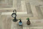 Medium Grey Bespoke Parquet Herringbone Flooring BHO1814