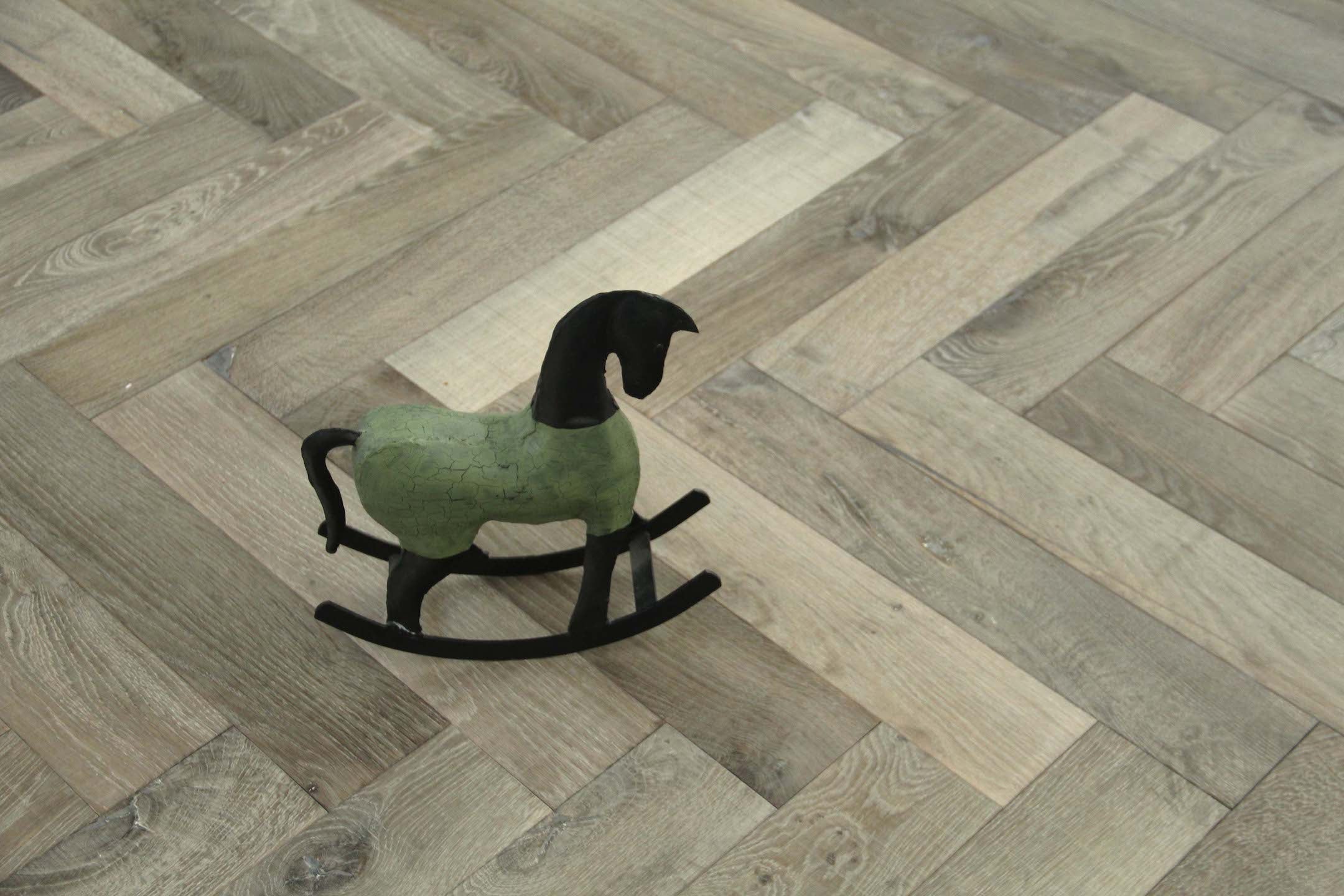 Medium Grey Bespoke Parquet Herringbone Flooring BHO1814
