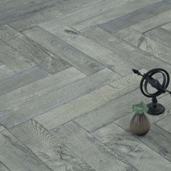 Dark Grey Brushed Bespoke Oak Herringbone BHO1819