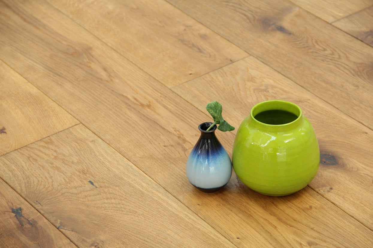 Hand Scraped & Natural Oiled Engineered Oak Flooring BEO2802