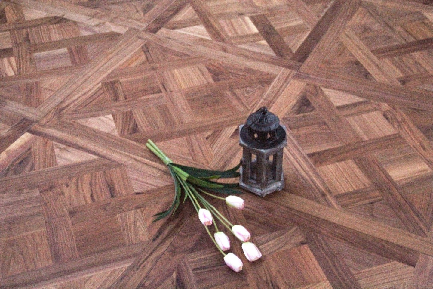 American Black Walnut Versailles Panel Engineered Flooring 580x580x20/6mm BPE2005