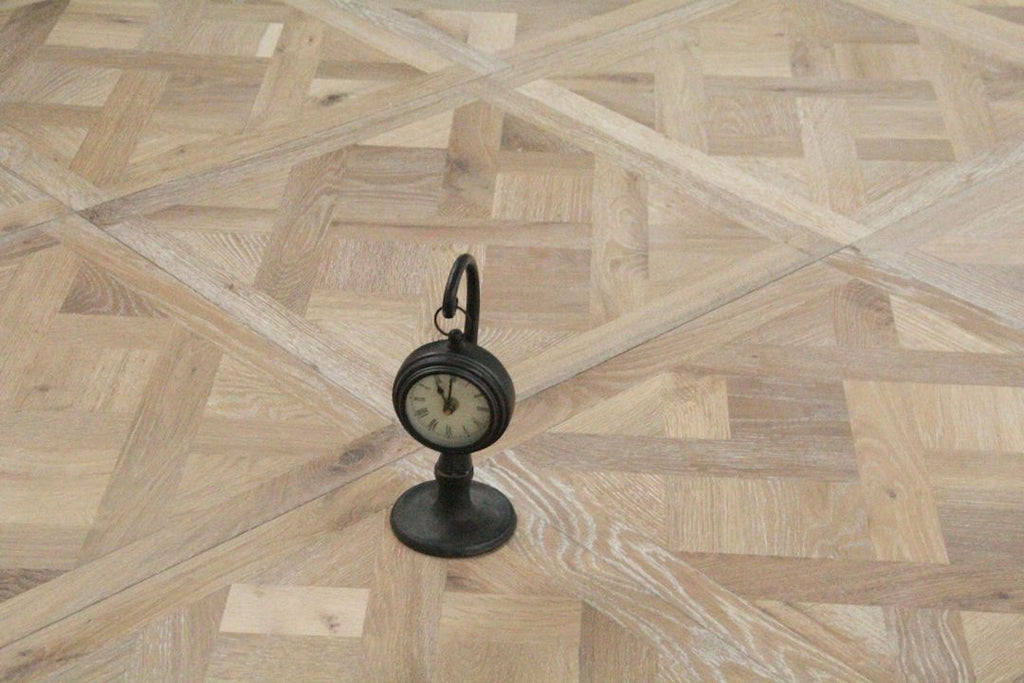 European Oak Smoked Grey Parquet Versailles Flooring 580x580x20/6mm BPE2006