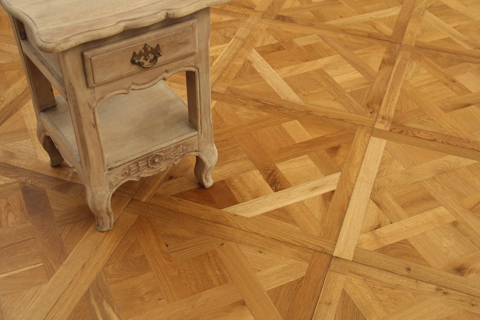European Oak Smoked Natural Versailles Panel Engineered Flooring 580x580x20/6mm BPE2008