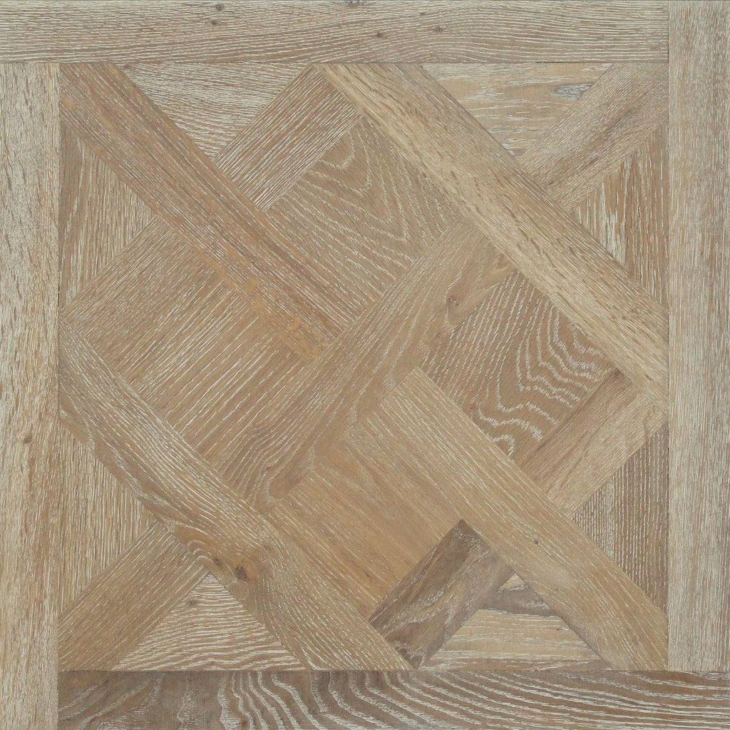 European Oak Smoked Grey Parquet Versailles Flooring 580x580x20/6mm BPE2006