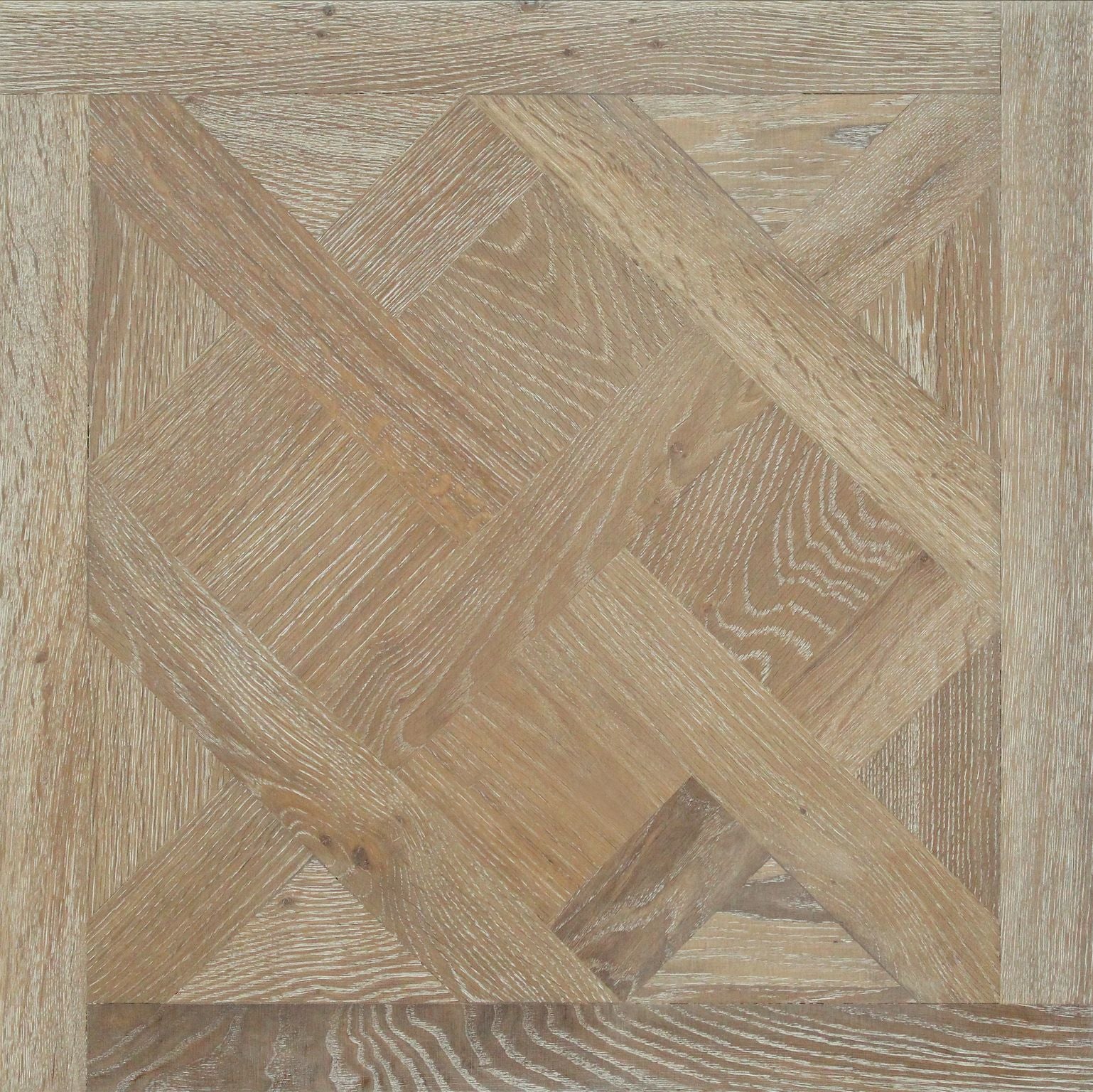 European Oak Smoked Grey Parquet Versailles Flooring 580x580x20/6mm BPE2006