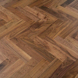 UV Lacquered American Black Walnut Herringbone BHW1807