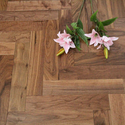 UV Lacquered American Black Walnut Herringbone BHW1807