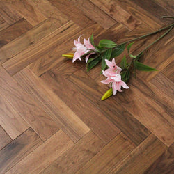 Lacquered American Black Walnut Herringbone BHW1421