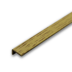 Natural Colour PVC End Profile 2.7m x 20mm x10mm BAC014