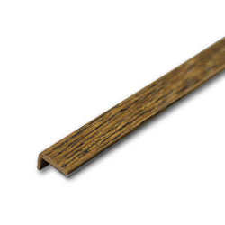 Coffee Colour PVC End Profile 2.7m x 20mm x 10mm BAC012